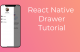 React Native Drawer Tutorial Featured