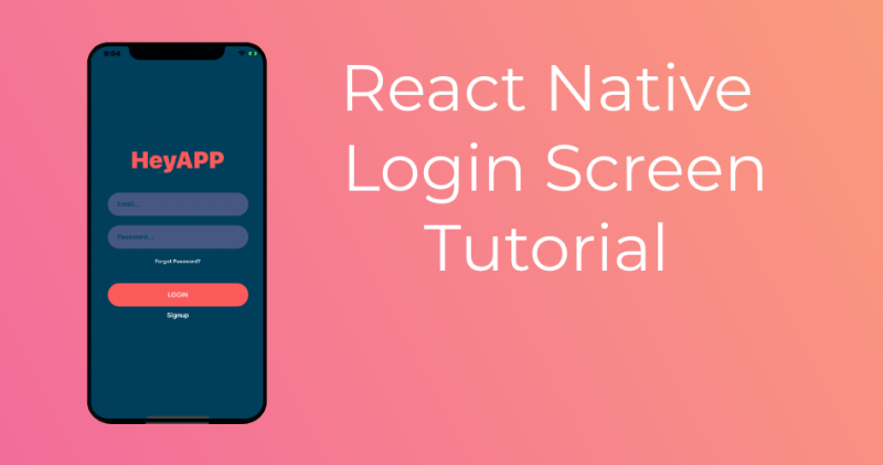 React Native Login Screen Tutorial - React Native Master