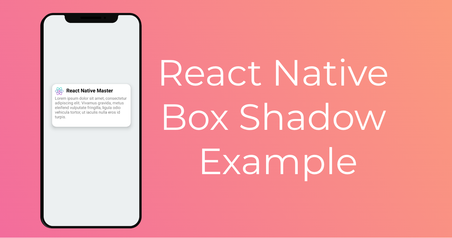 React Native Box Shadow Example Featured