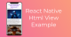react native html view example featured